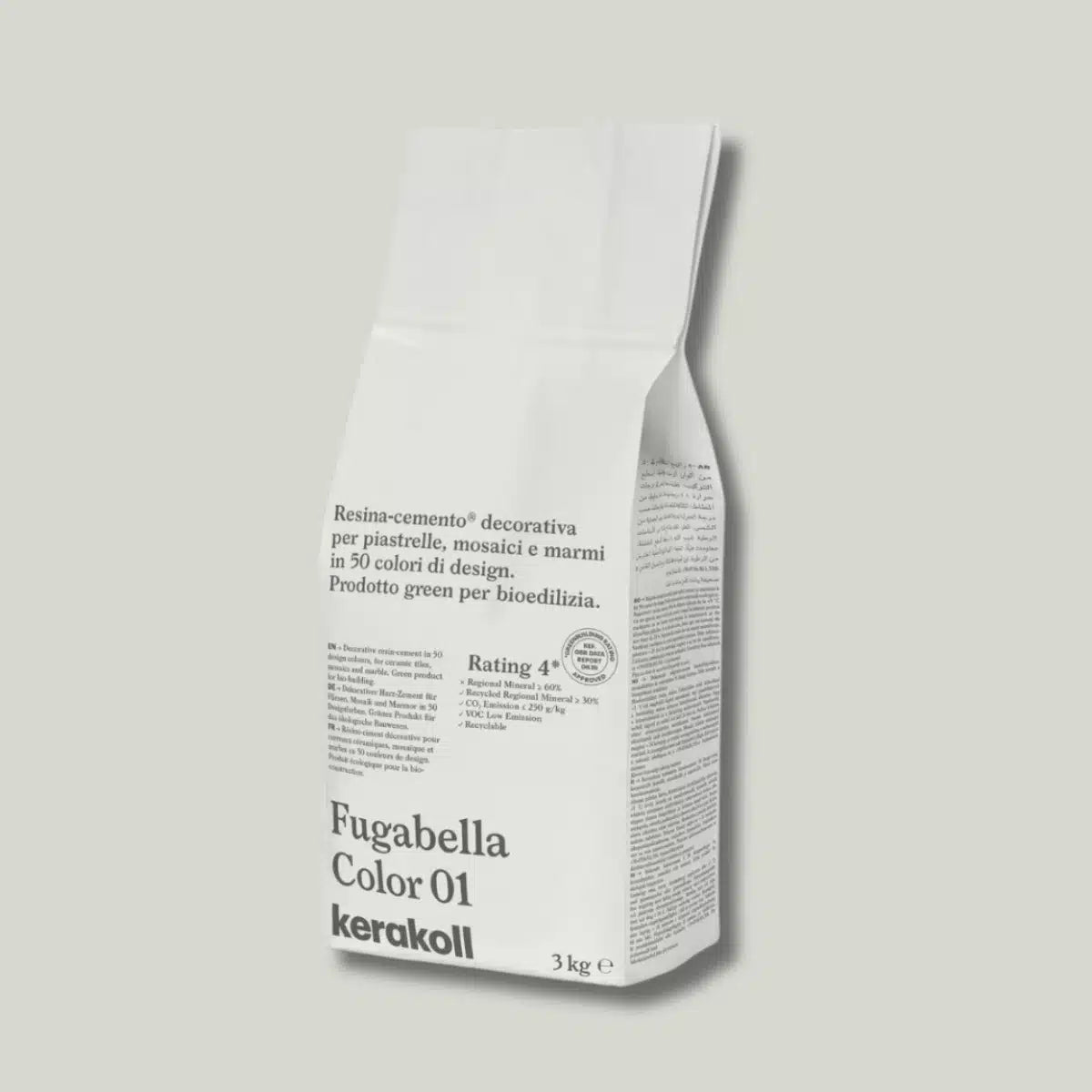 Kerakoll Fugabella Color 01 White Grout 3kg