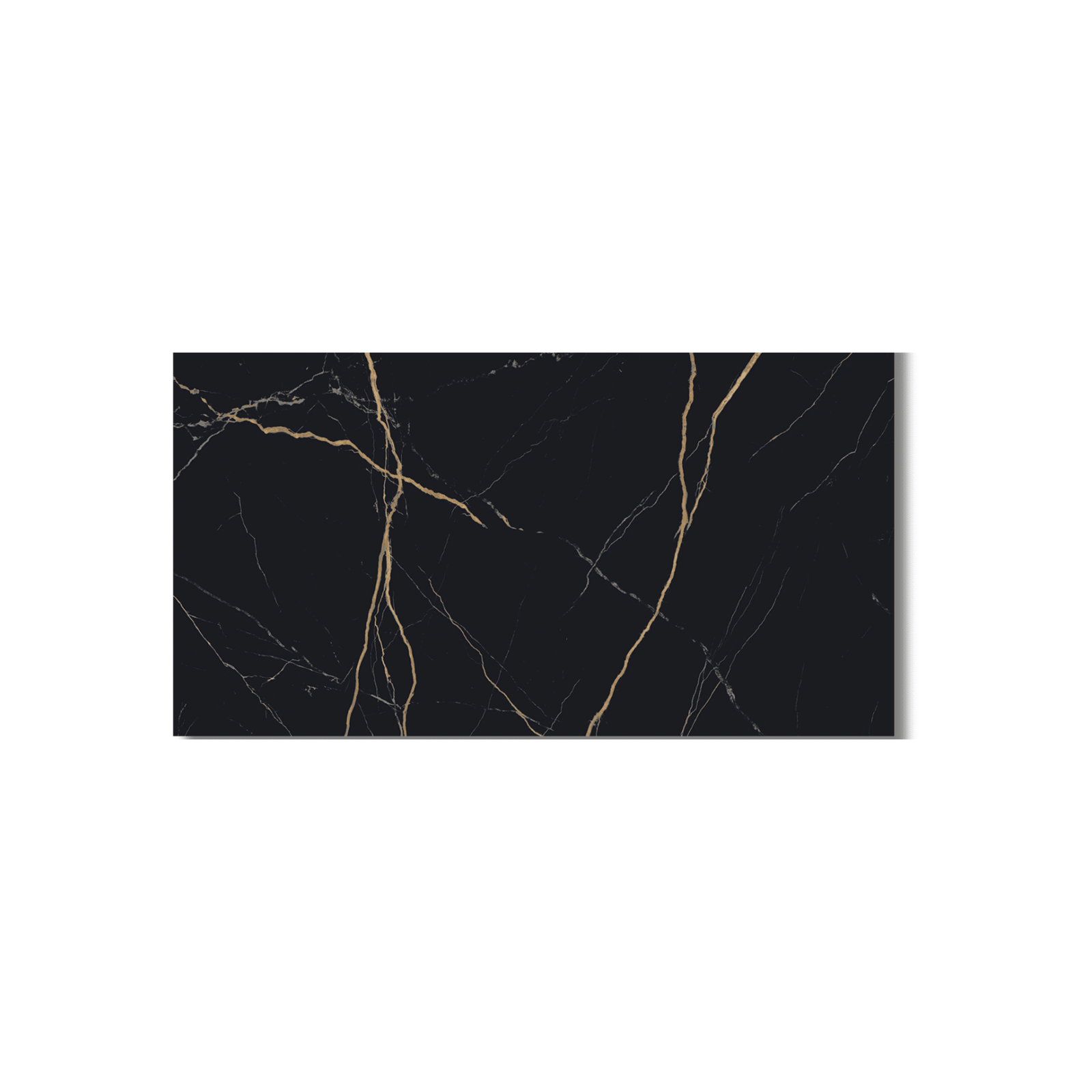 Modern black gloss porcelain surface