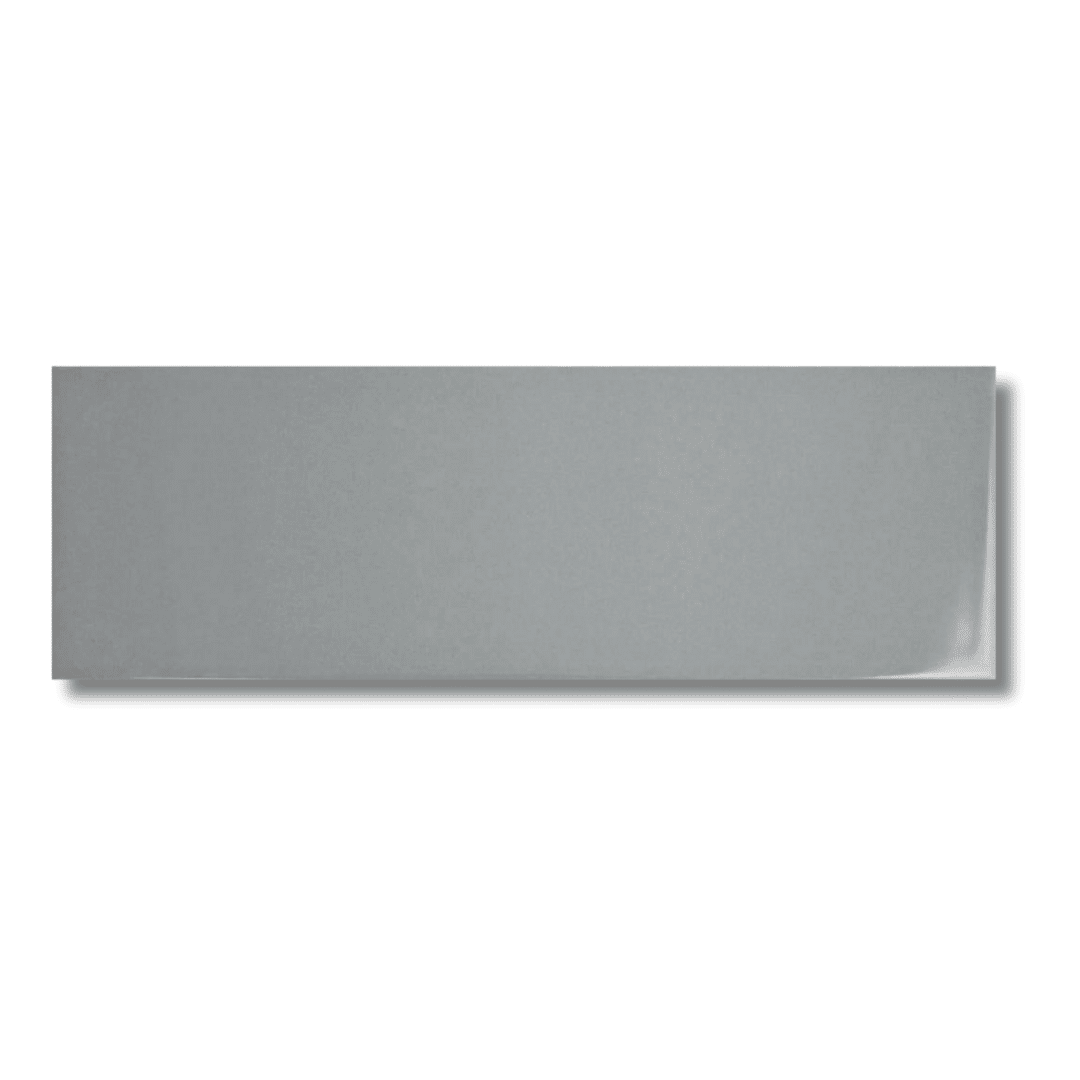 Gloss grey ceramic brick tile for interior walls