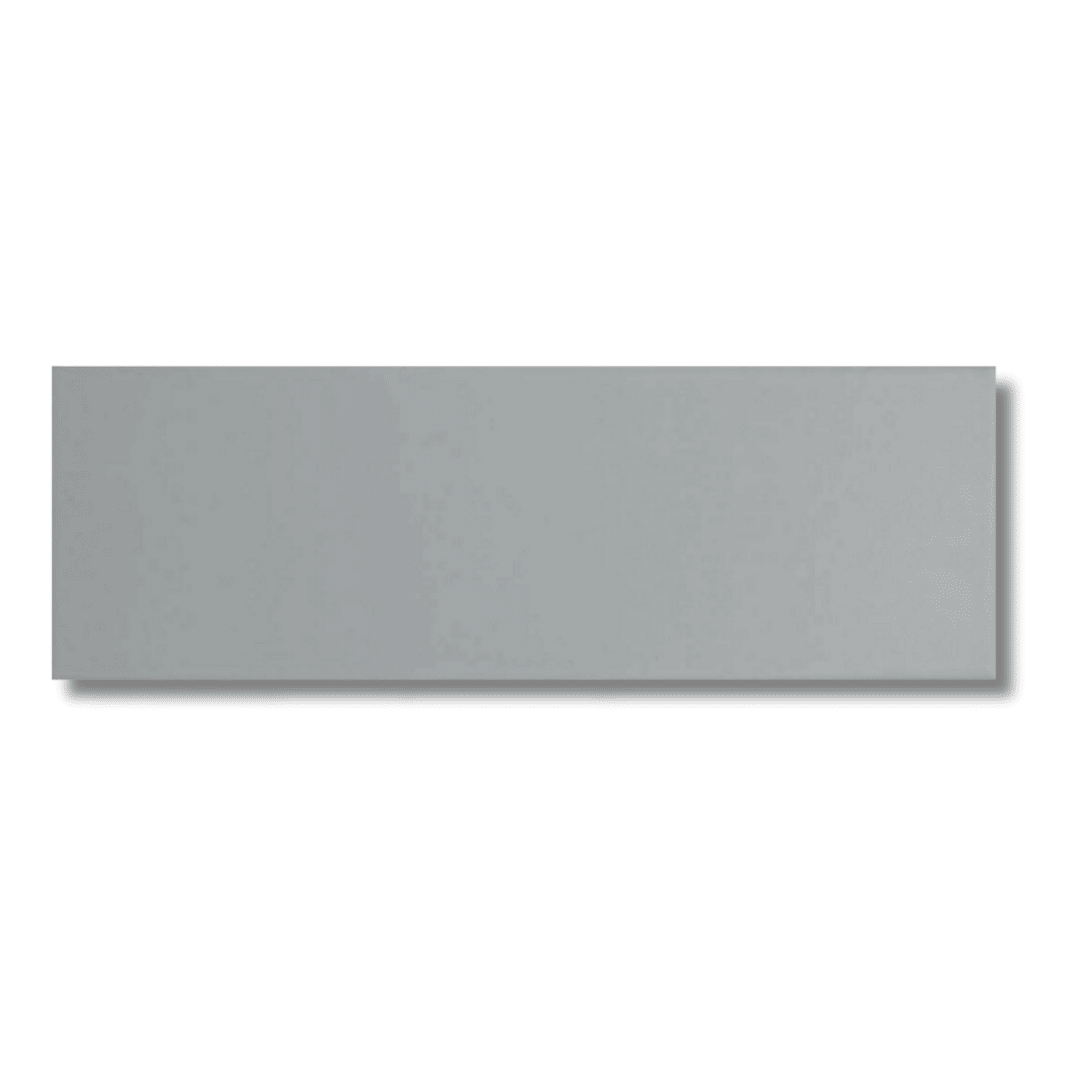 Grey metro effect ceramic tiles with glossy finish