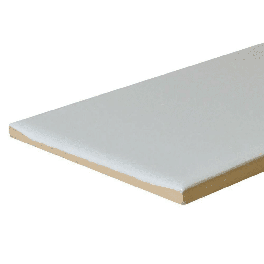 Bricks White matt ceramic metro wall tile design