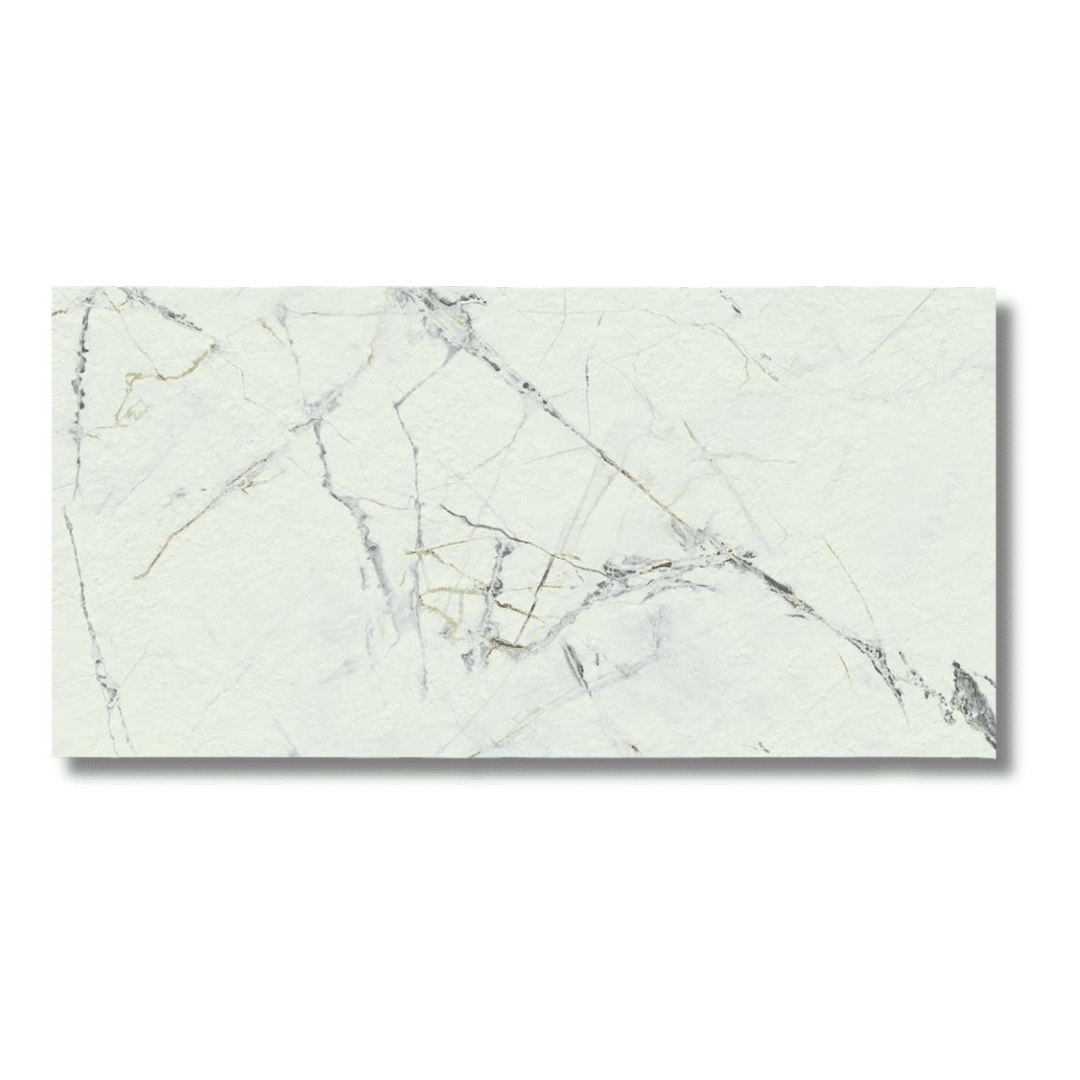 Camille matt porcelain tiles elegant white finish