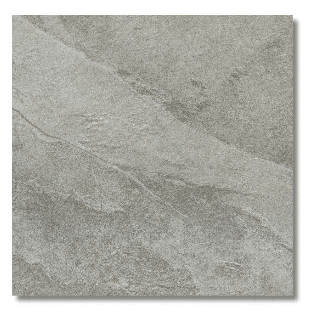 Ivory stone look porcelain tiles with soft matt texture