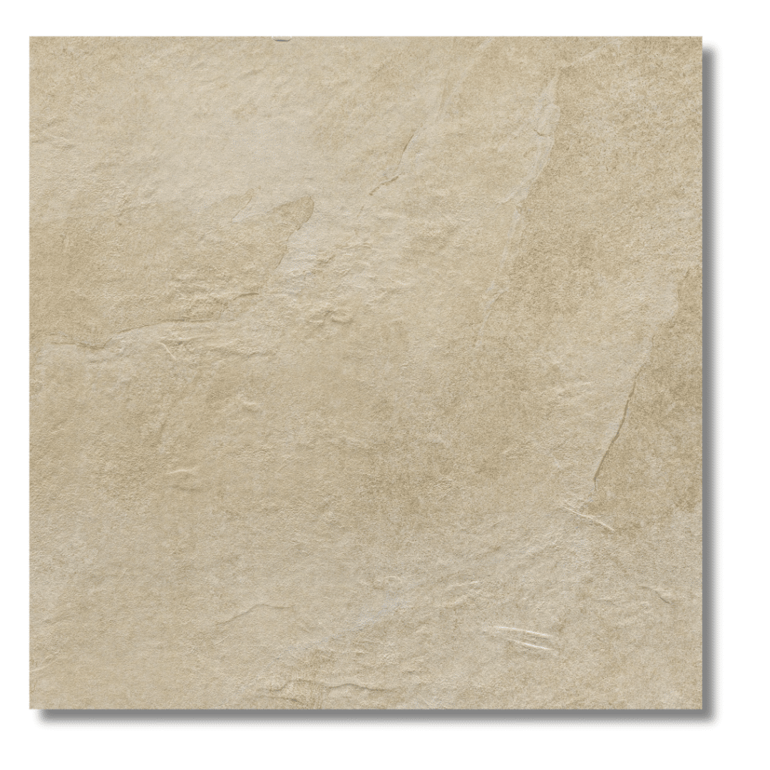Stone effect ivory porcelain tiles for versatile interiors