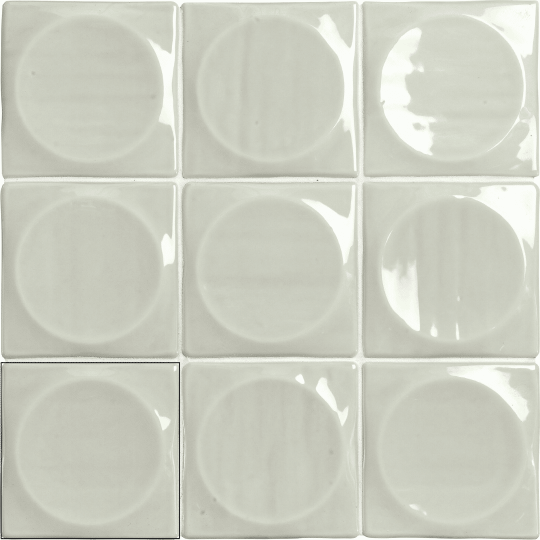 Glossy aqua ceramic tiles for stylish walls