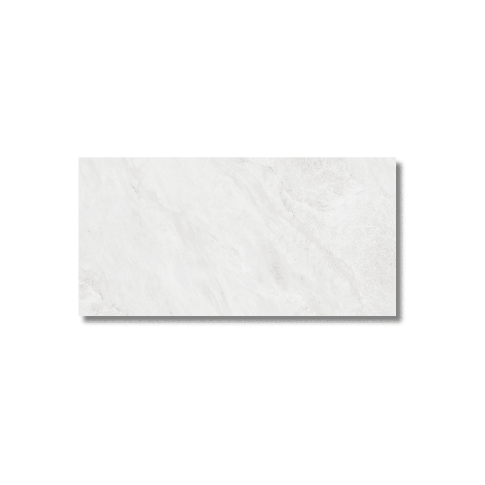 Dune White polished porcelain floor tile