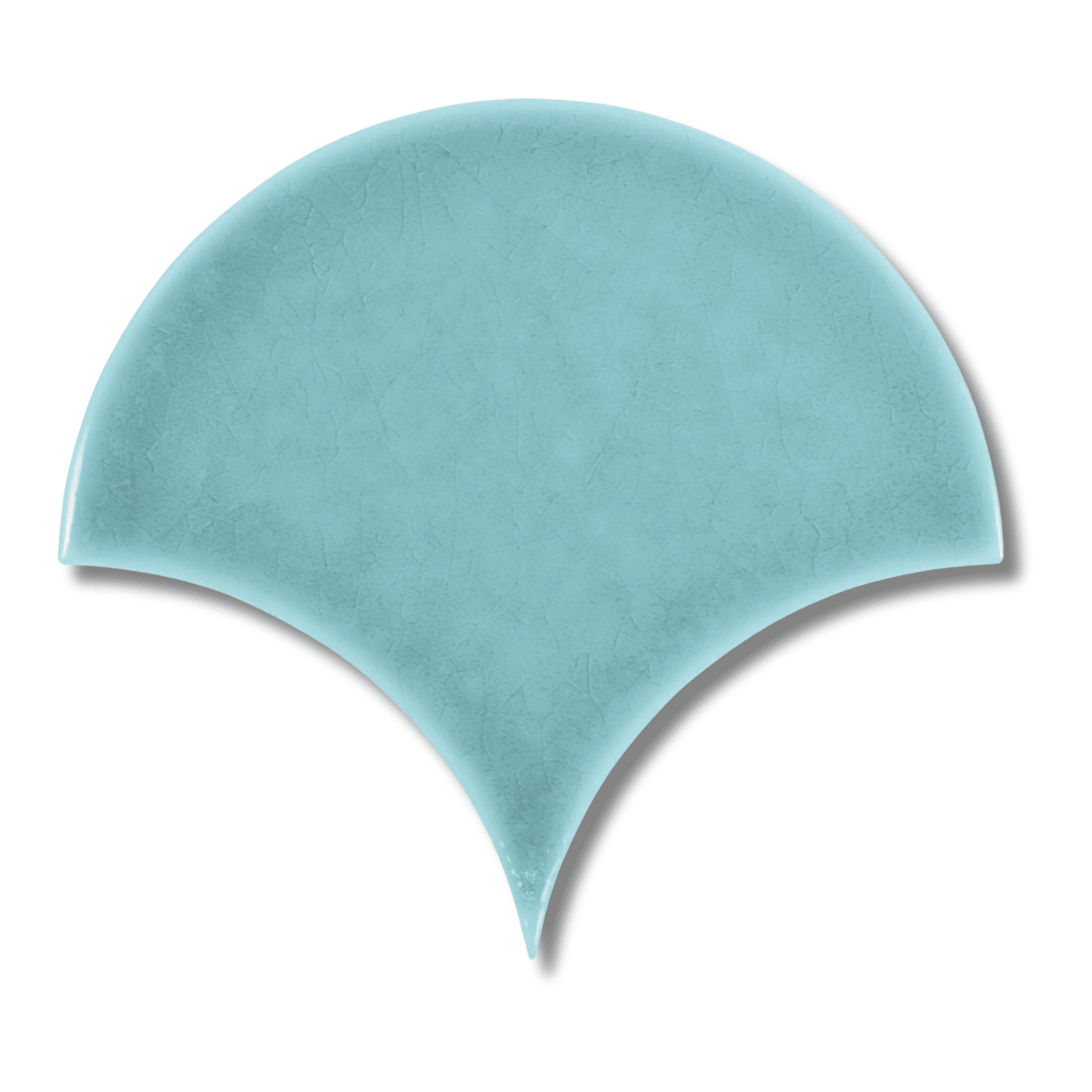 ESCAMAS DYNAMIC Celeste glossy tiles