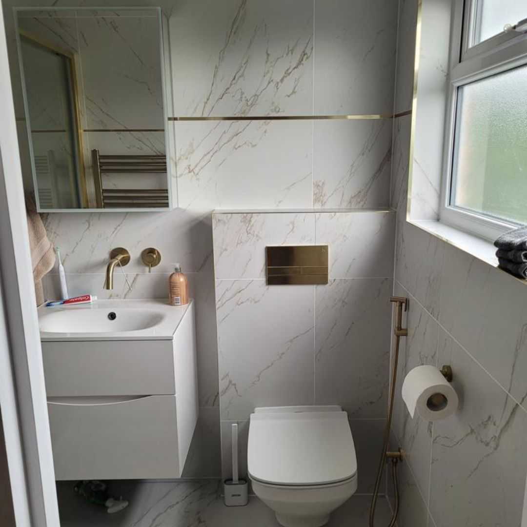 Elegant Carrara Grande White 600X1200 Carving Marble Porcelain Tile - Real 3