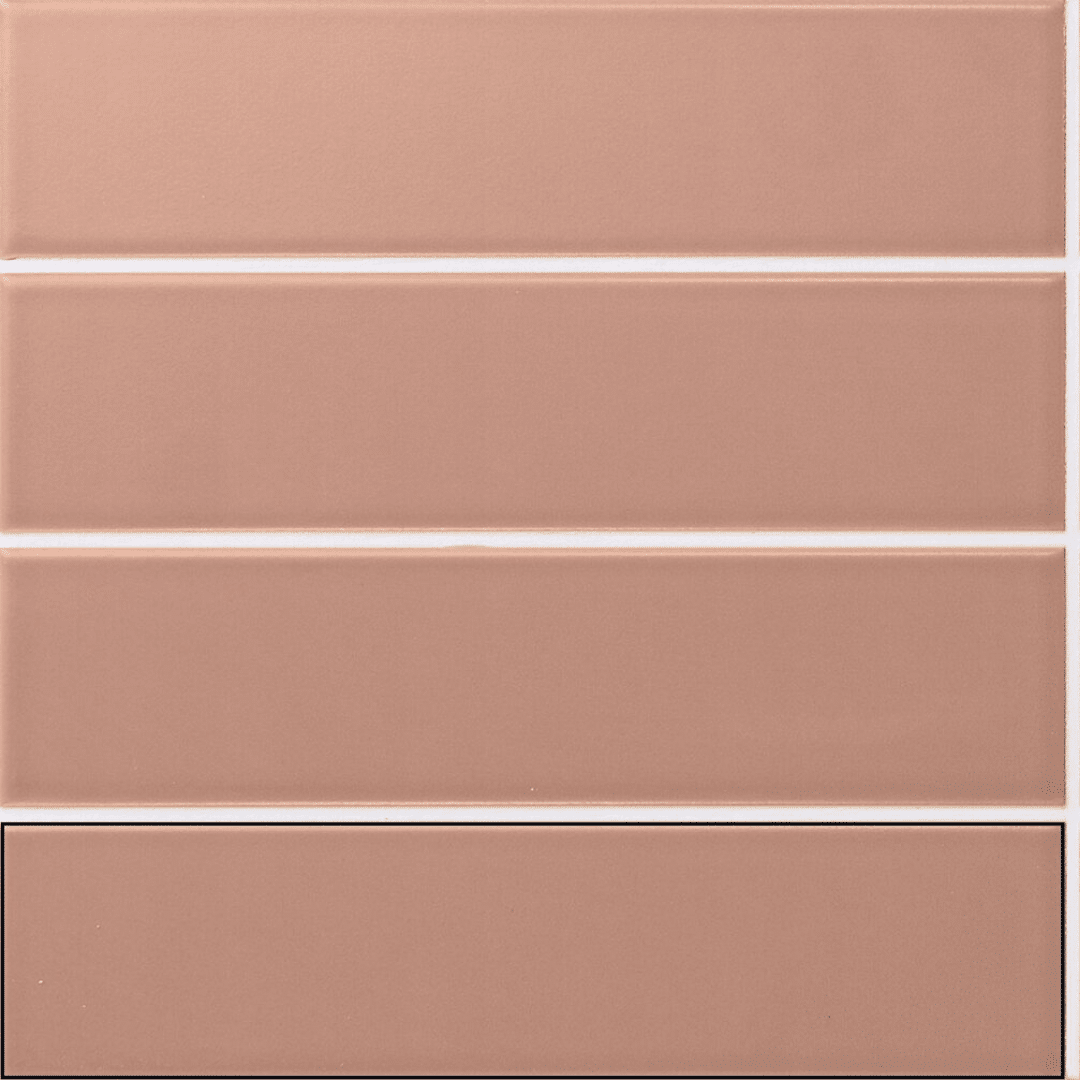 Warm earthy Flatto Terracotta ceramic decor tiles