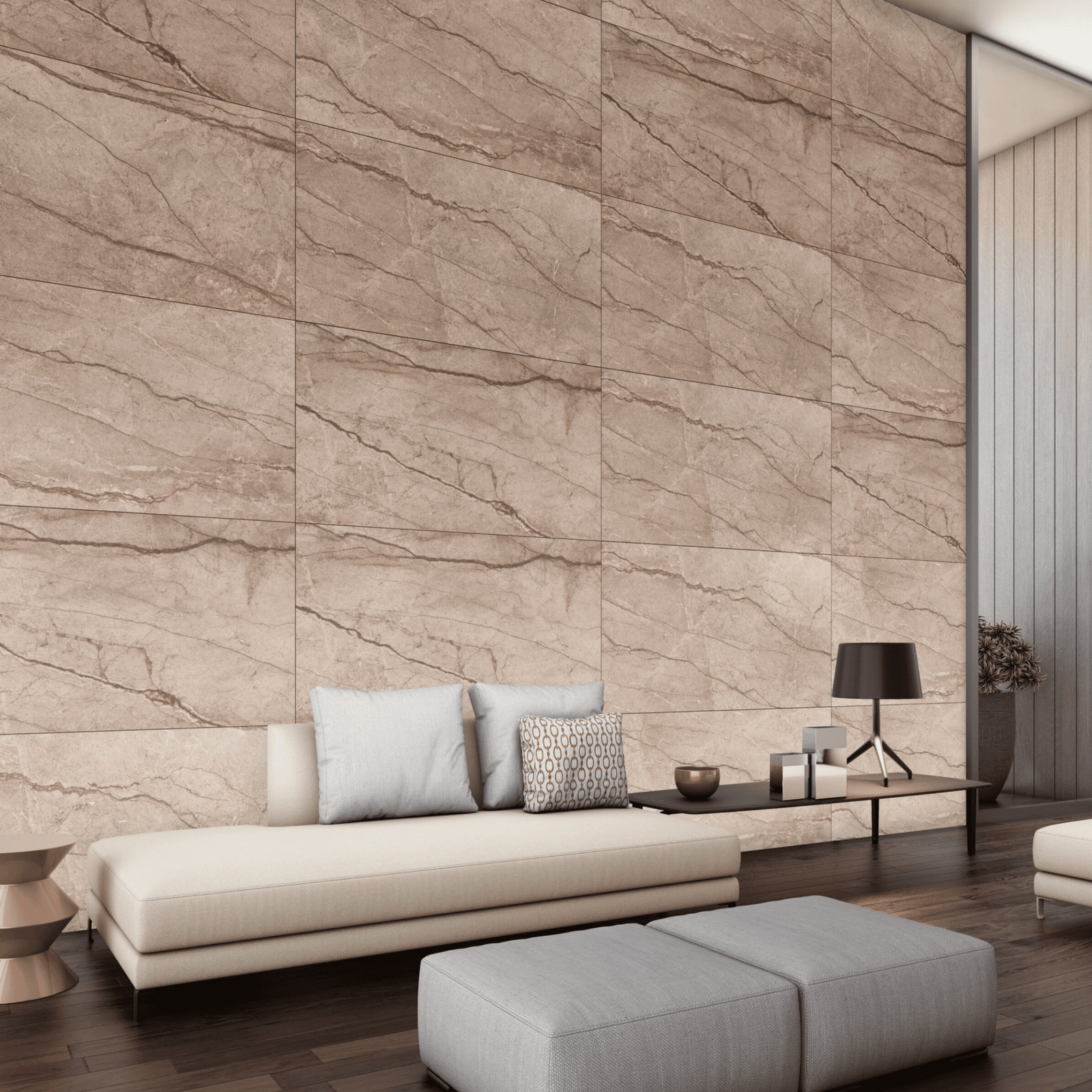 Rectified edge Forest Brown porcelain