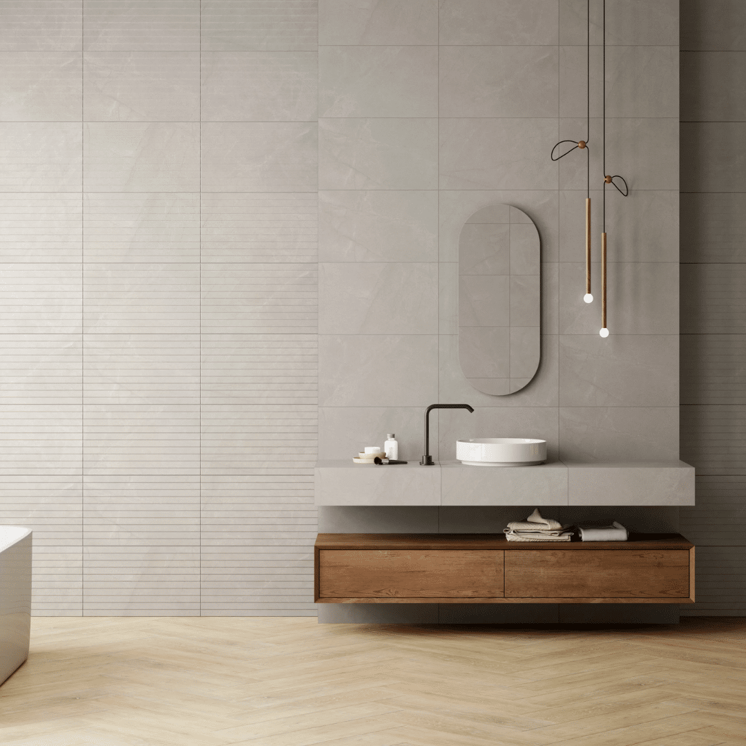 Forest Light Beige porcelain wood effect wall and floor tile
