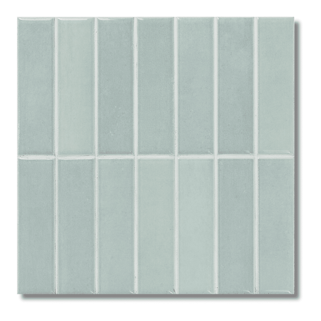 Incizium Muddey Light Green glossy ceramic wall tiles