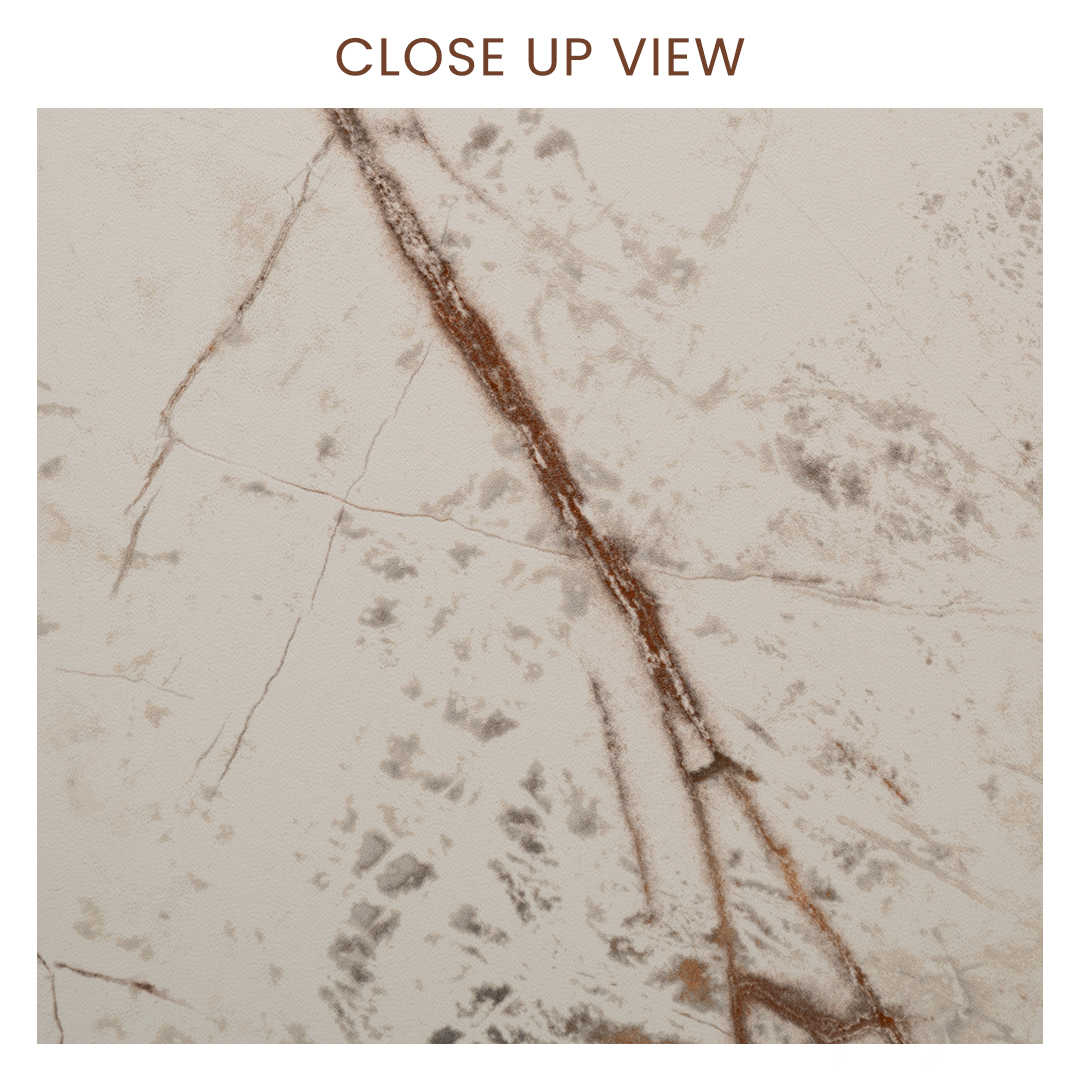 Indus Invisible Gold 600x1200 Carving Marble Effect Porcelain Tile - Close Up