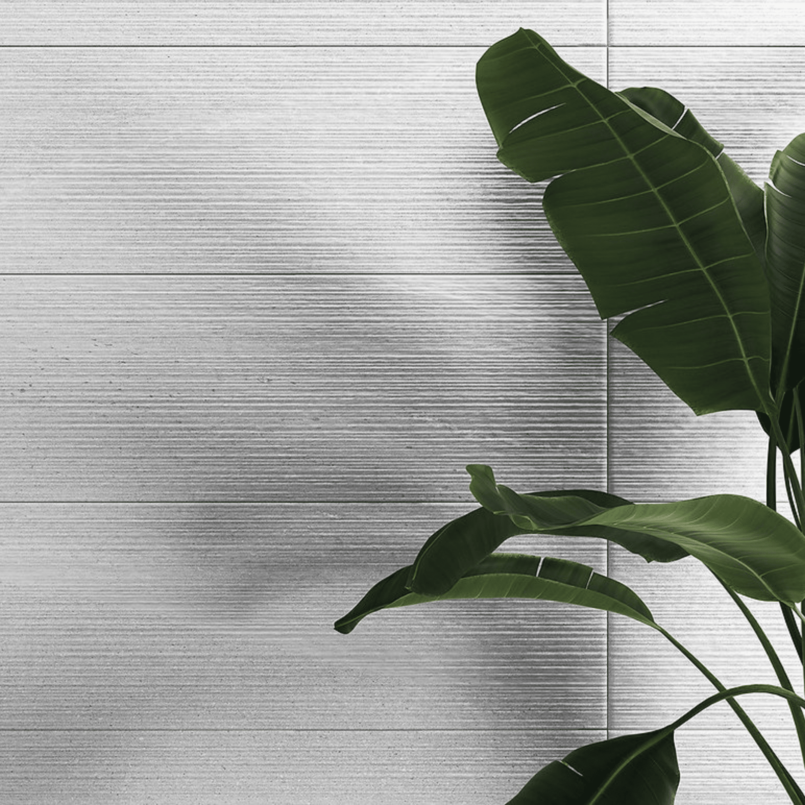 Matt grey ceramic wall tile