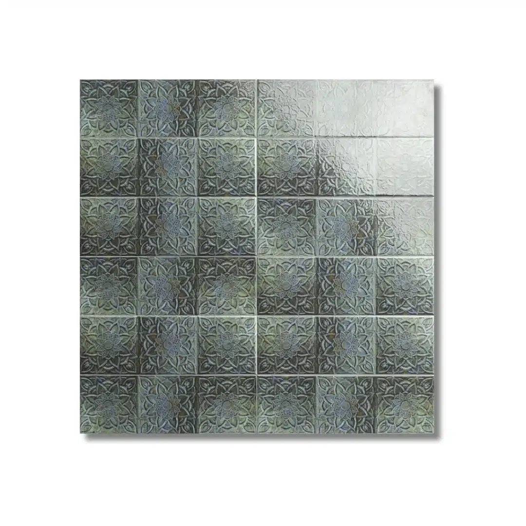 Luxor Stampatto Décor tile close-up