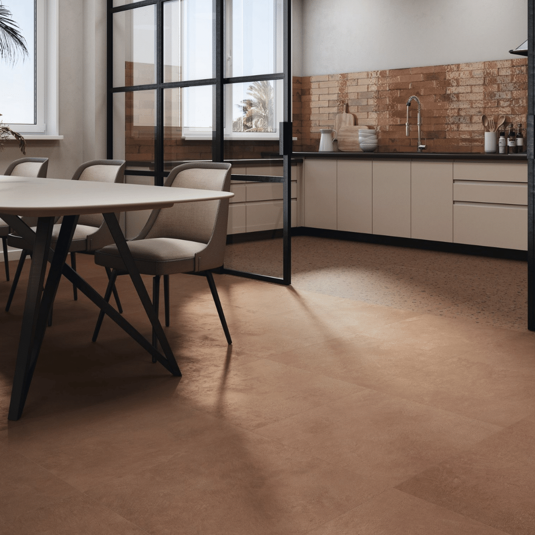 Stylish beige ceramic glossy metro wall tiles