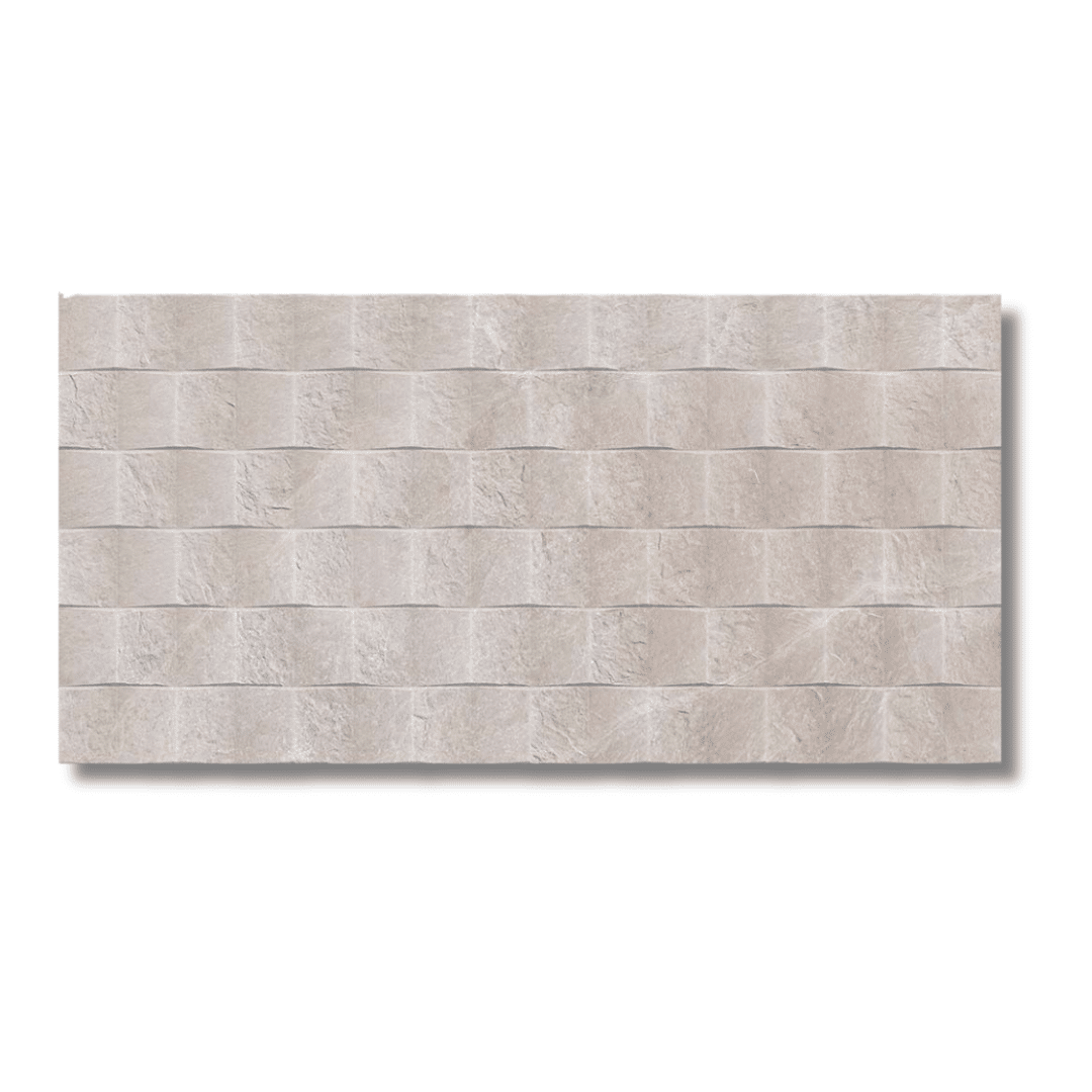 Porcelain matt beige stone texture tile for floors and walls