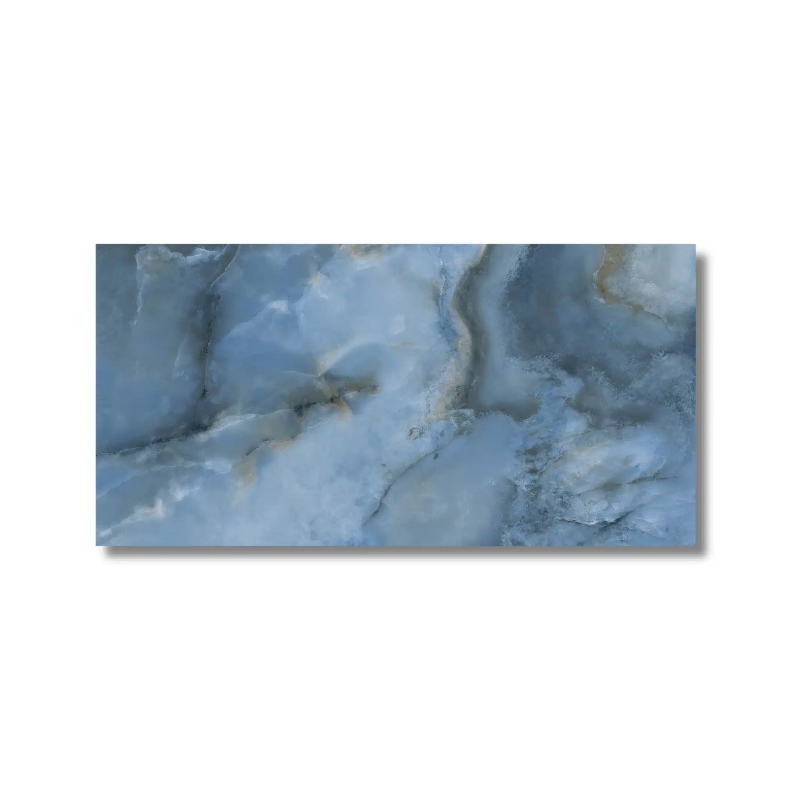 Oni Blue polished porcelain wall tile