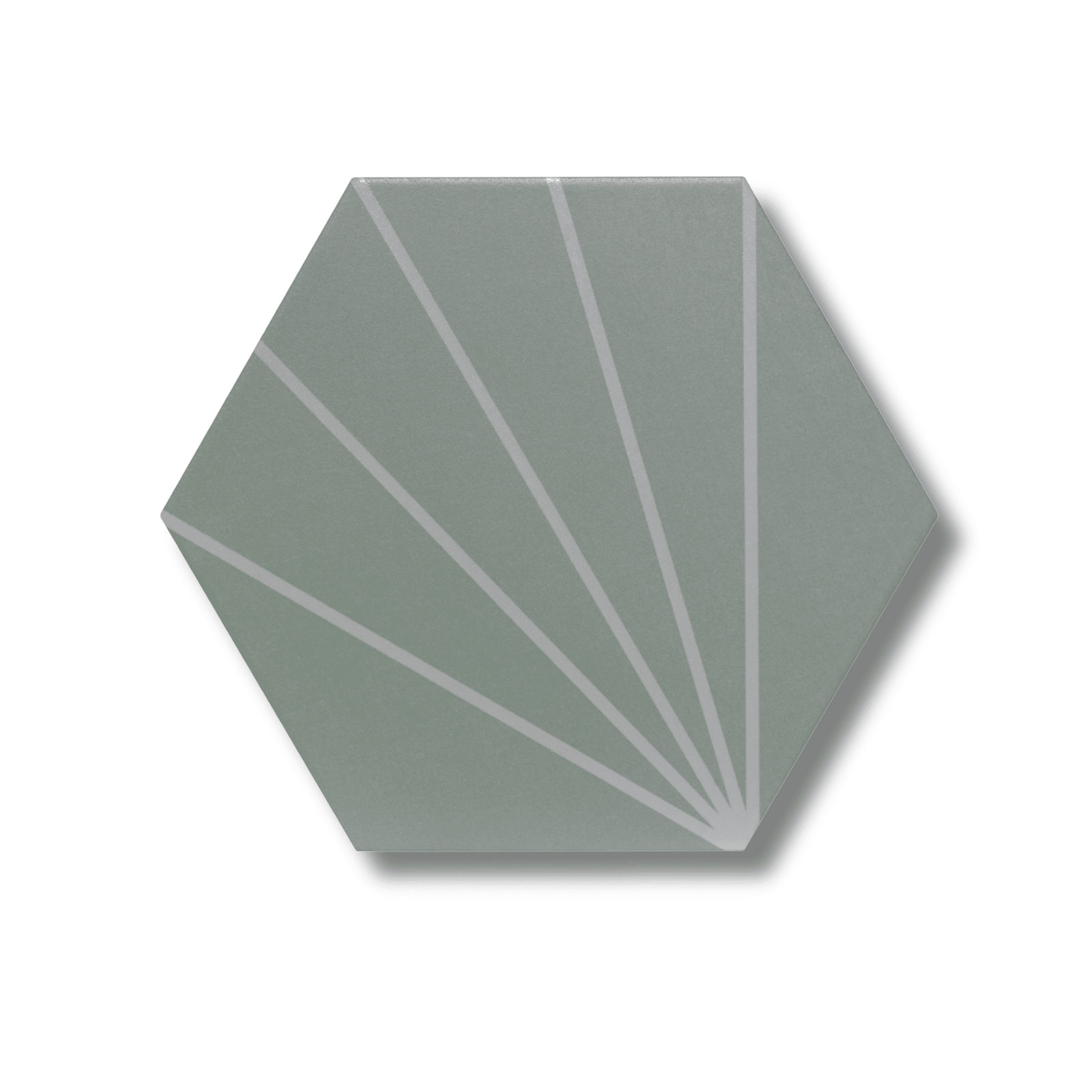 Sunburst Mint matt porcelain tile