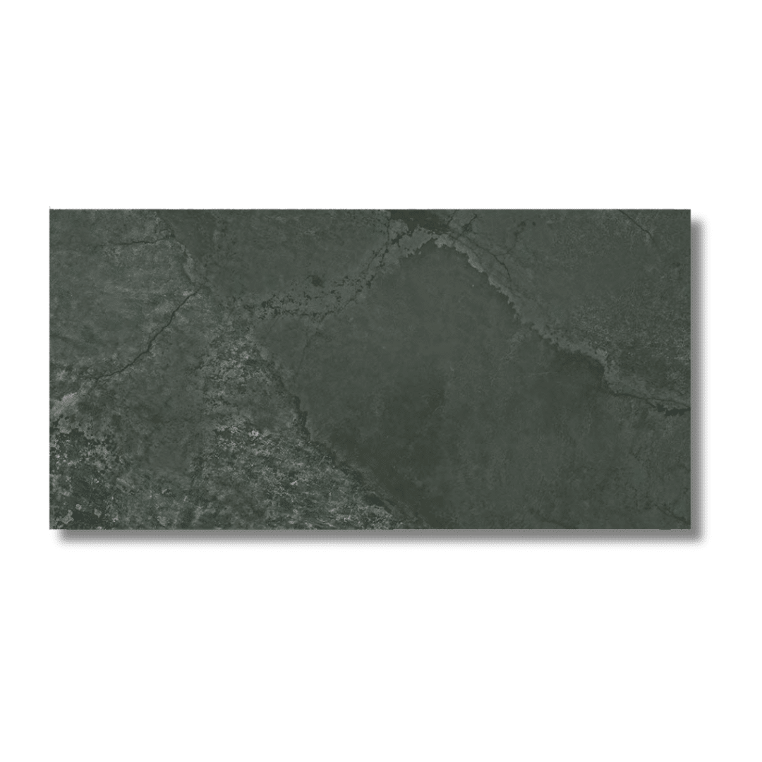 Lappato green porcelain tile for luxury hallway and bathroom