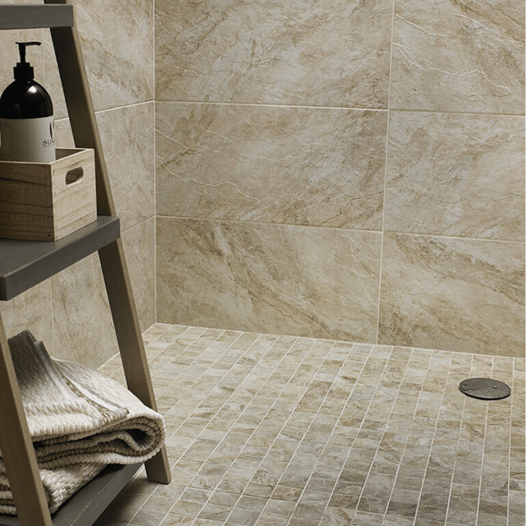 Rockies Alberta beige porcelain mosaic tile for wall and floor