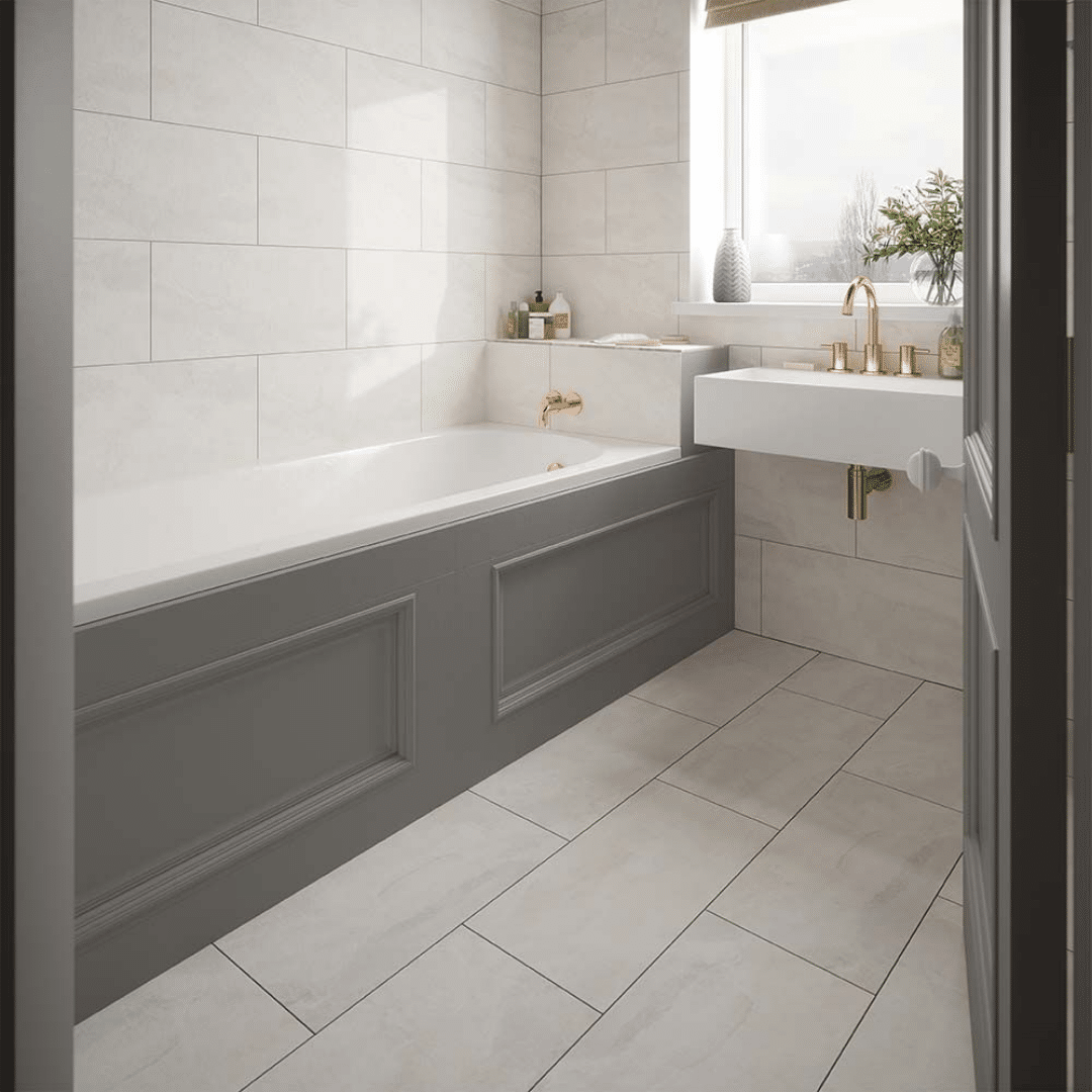 Durable Rola Light Grey matt finish porcelain tiles