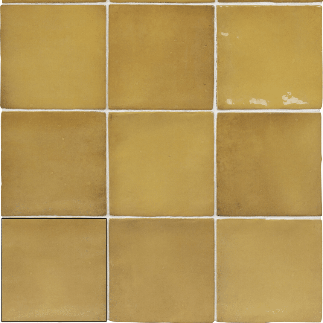 Elegant Savonia Honey glossy ceramic decorative ti