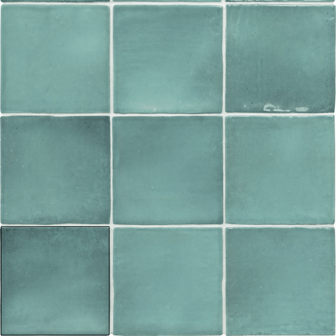 Glossy ceramic Savonia Turquoise decorative wall tiles blue