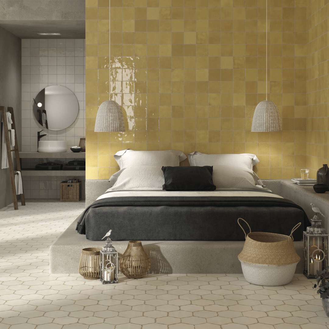 Elegant Suque Bone glossy ceramic decorative wall tiles