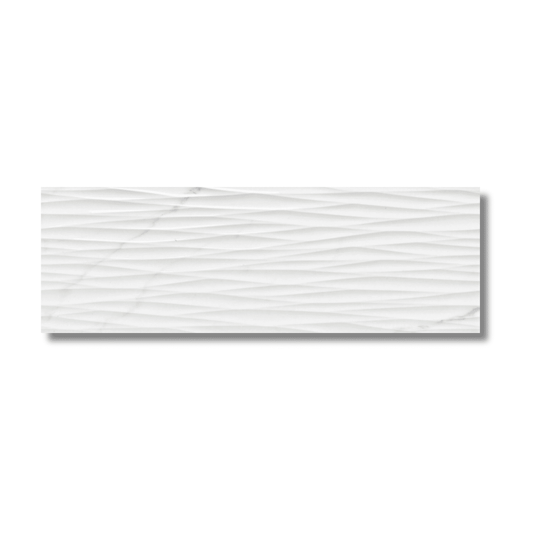 Serenity Dune white gloss ceramic wall tiles