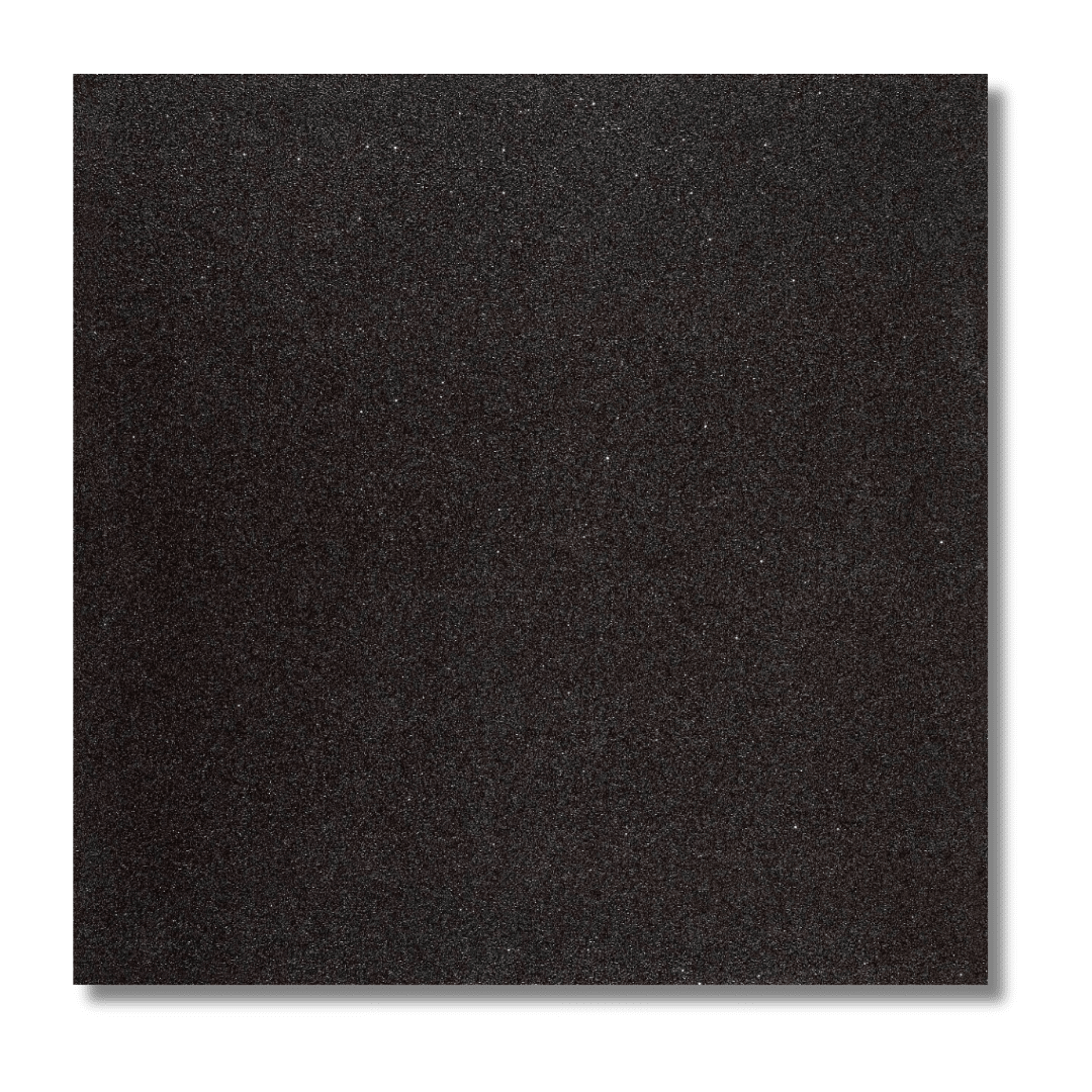 Bold plain effect black porcelain wall floor tiles