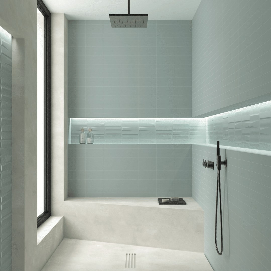 Elegant 3D Palladium ceramic matt decorative surface tiles