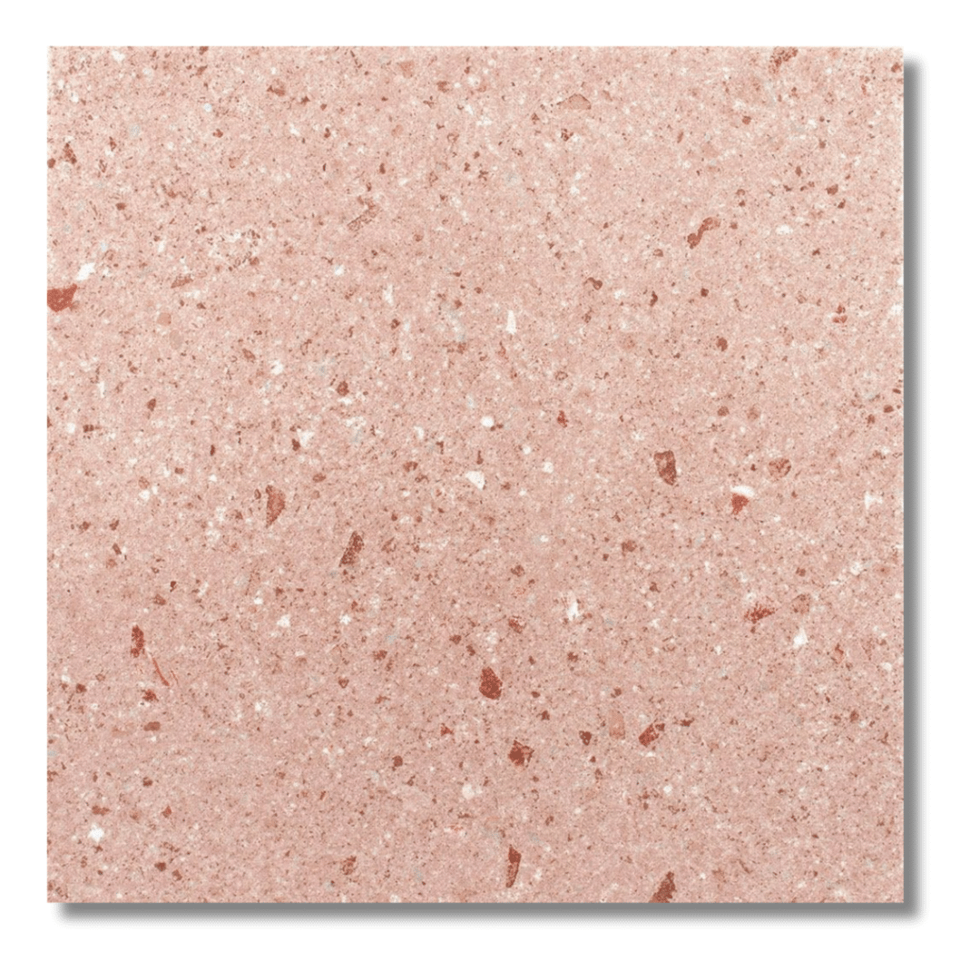 Soft terrazzo pattern porcelain tiles for modern interiors