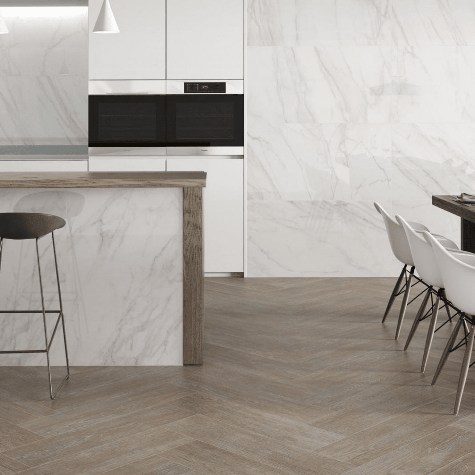 Tresana Blanco Polished 1200x1200 mm porcelain tile