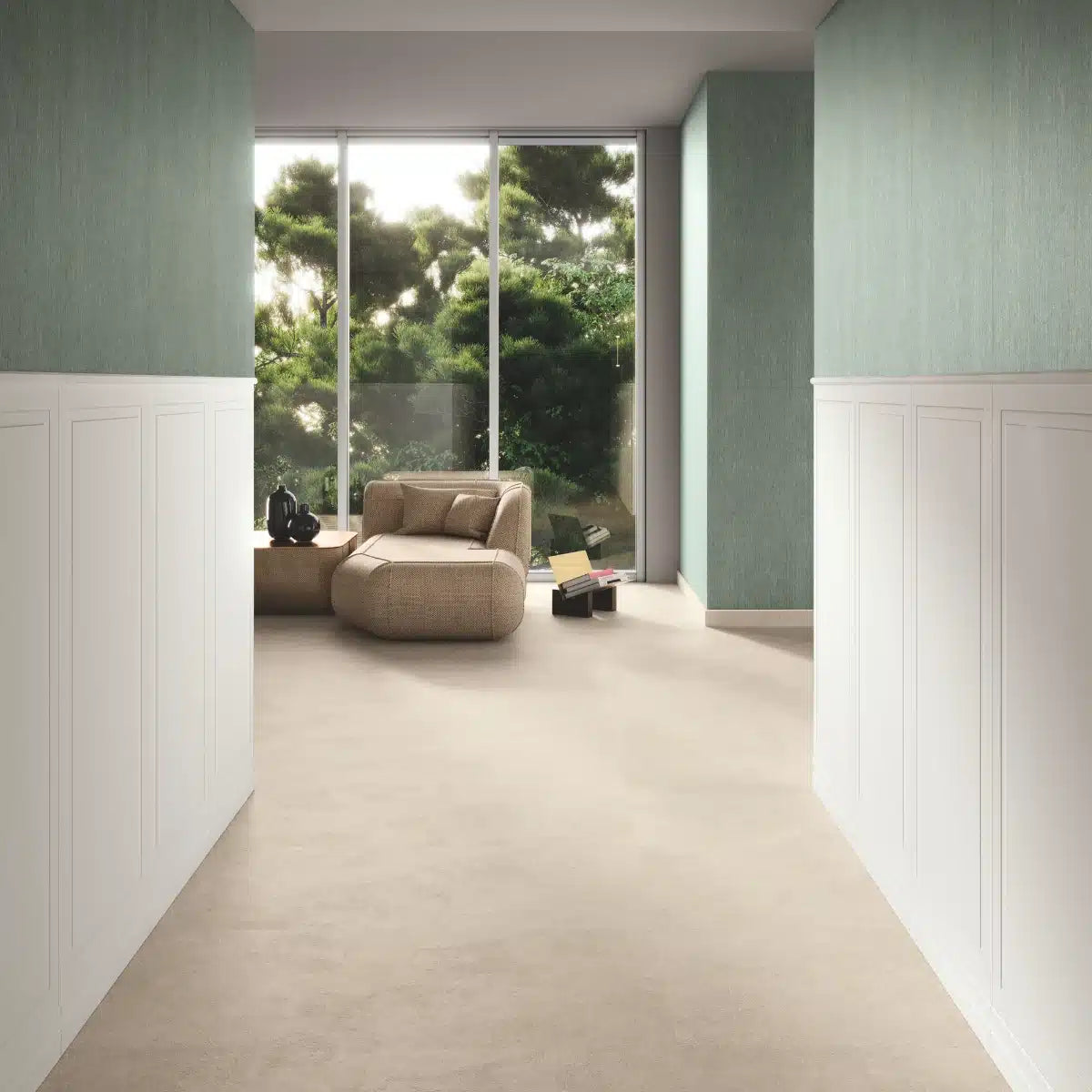 Wabi Sabbia Lappato tile used in bathroom