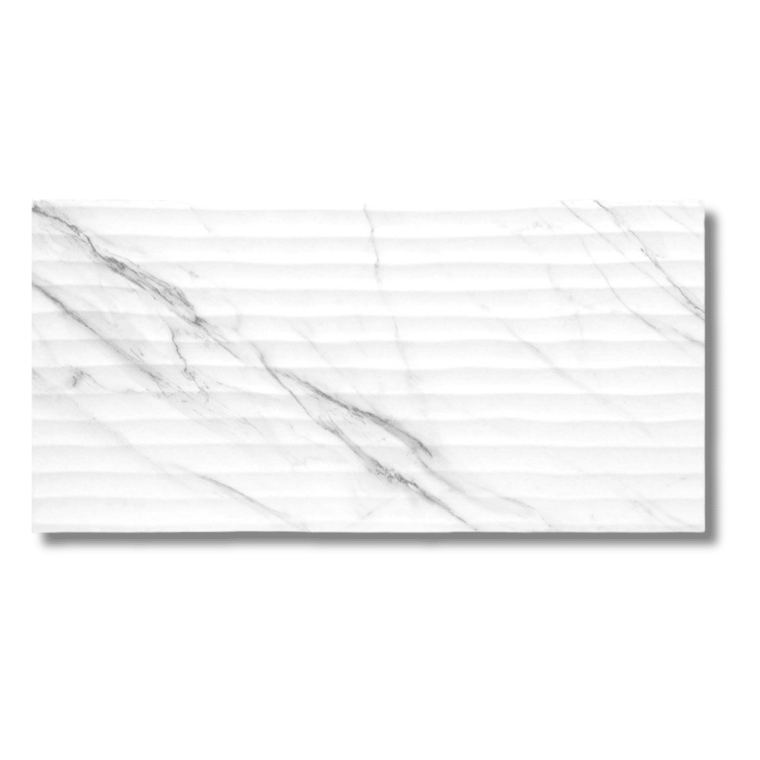 Elegant Waldorf Décor white ceramic wall tiles