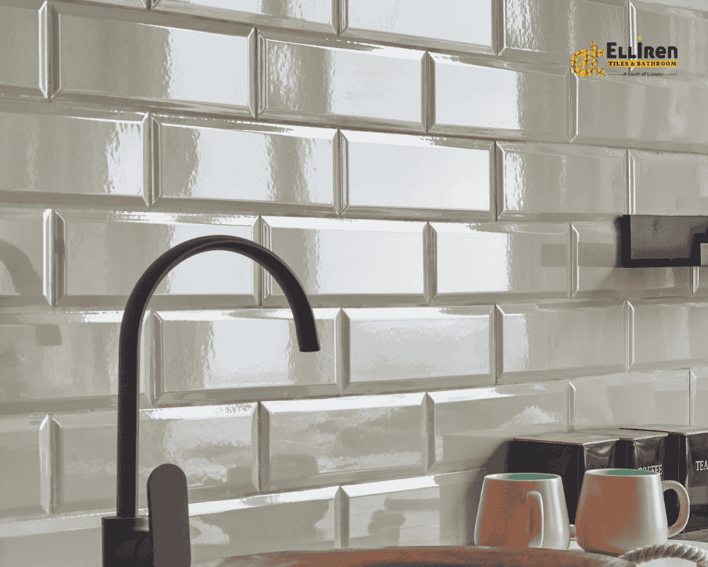 Gloss Kitchen Wall Tiles in UK Homes