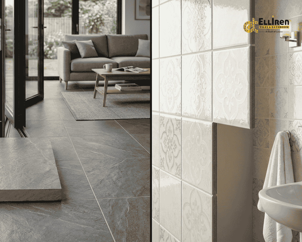 Porcelain vs Ceramic Kitchen Tiles UK