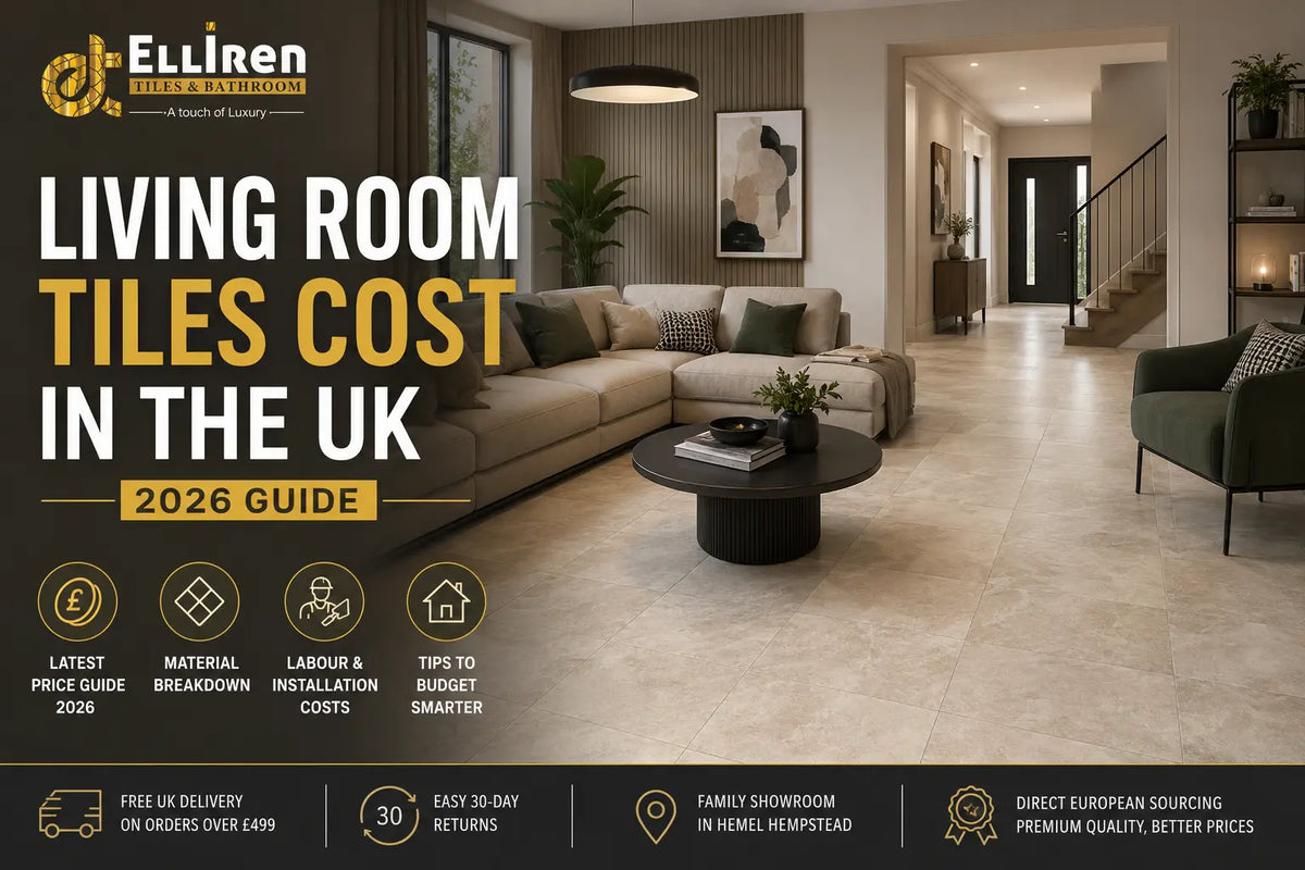 Living Room Tiles Cost in the UK : 2026 Guide