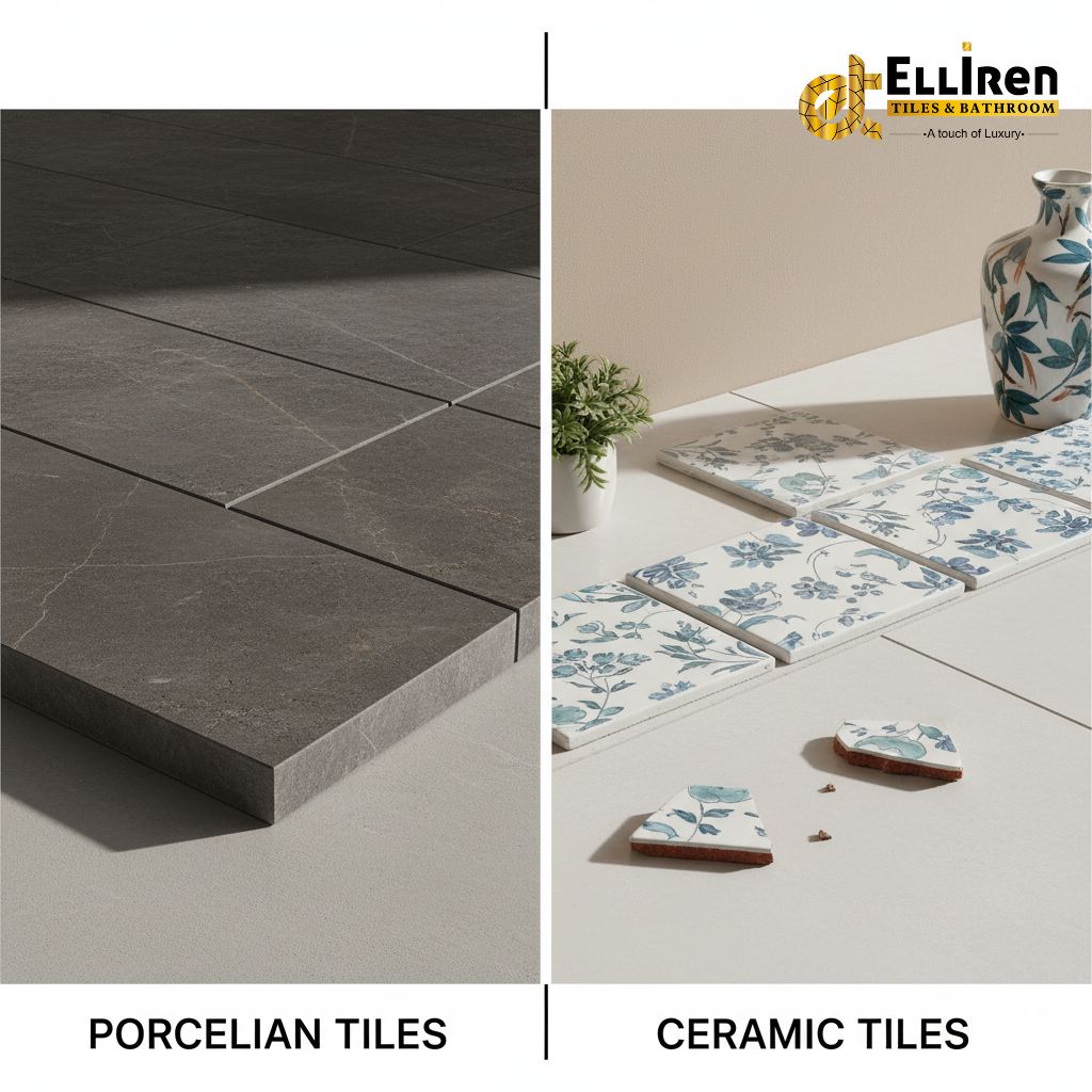 porcelain vs ceramic tiles uk