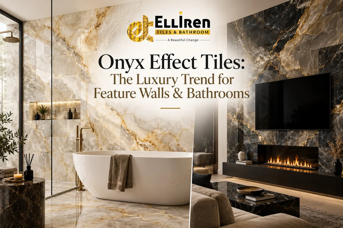 Onyx Effect Tiles: The Luxury Trend for Feature Walls & Bathrooms