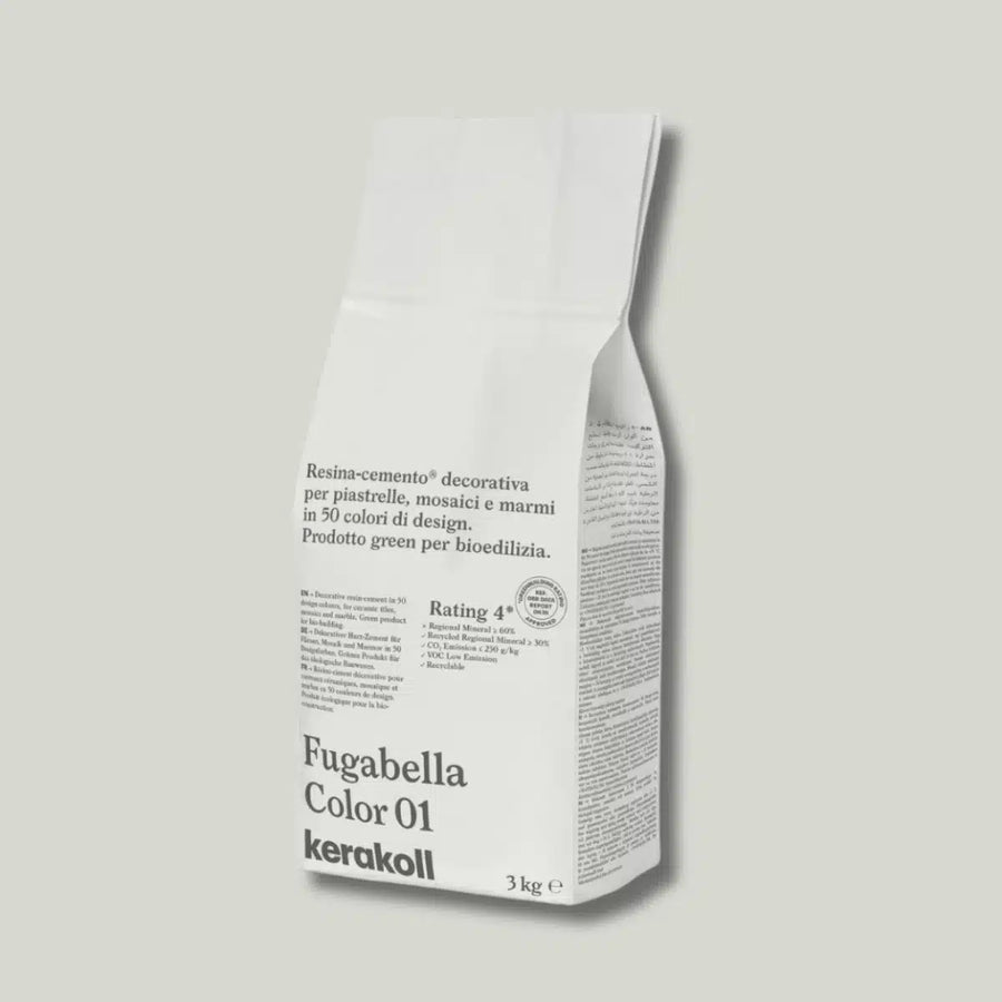 Kerakoll Fugabella Color 01 White Grout 3kg