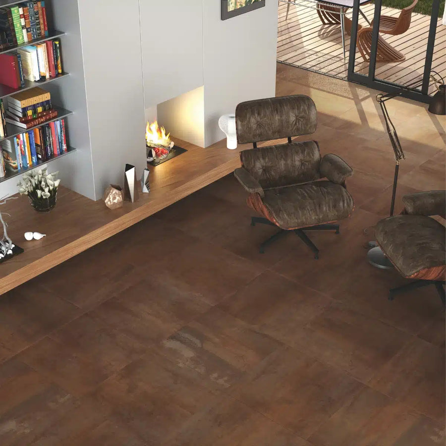 basil white porcelin tiles