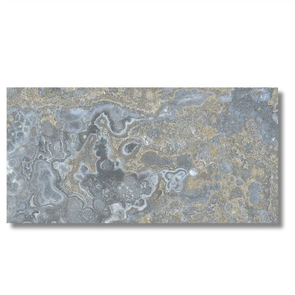 Agate Blue Porcelain Tile on floor and wall