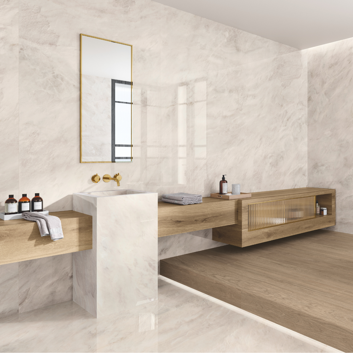 Alexandaria Cream Polished