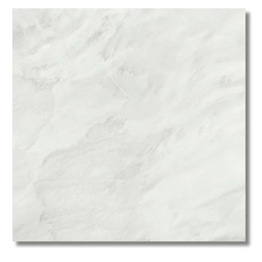 Alexandria White Matt – Porcelain Tile in bright hallway
