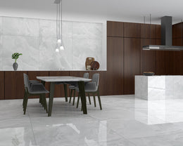 Iceland White tile from Ecoceramic’s Iceland series