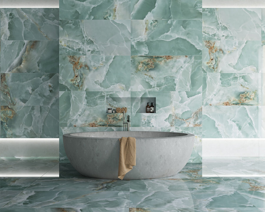 Iceland Mint Bathroom tiles