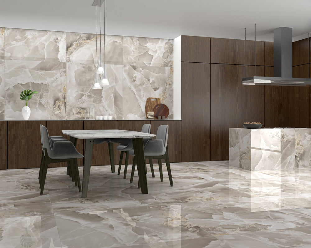 Iceland Topaz Ultra Gloss Tile close-up