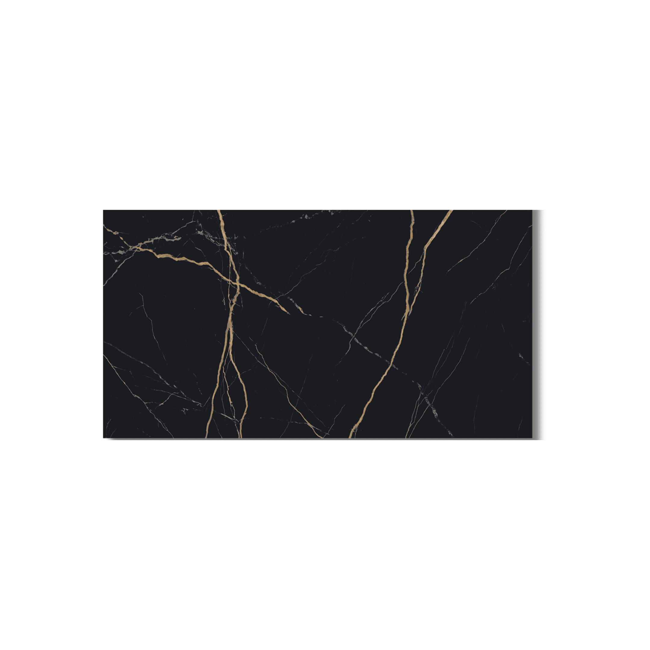 Modern black gloss porcelain surface